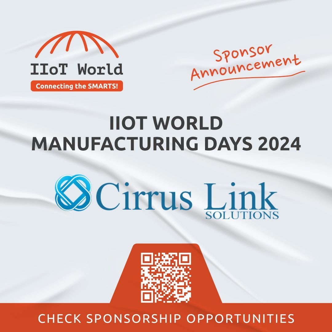 📣 Announcing our new sponsor for IIoT World Manufacturing Days 2024 – @CirrusLink!

Interested in sponsoring one of the sessions? More details here: buff.ly/4aUsGCj 

#sponsored #cirrus_iiot #SponsorshipOpportunities #IIoTWorldDay #Manufacturing @IIoT_World