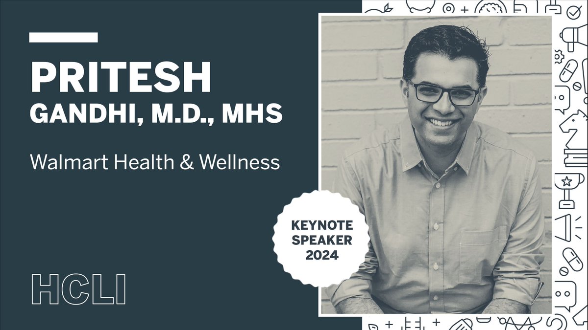 We're excited to announce @PriteshHGandhi as our #UTHCLI keynote speaker! Dr. Gandhi is the Chief Community Health Officer for @walmart Health & Wellness. He was also appointed by @POTUS to serve as Chief Medical Officer for the @DHSgov. Register here 👉 cvent.utexas.edu/HCLI2024