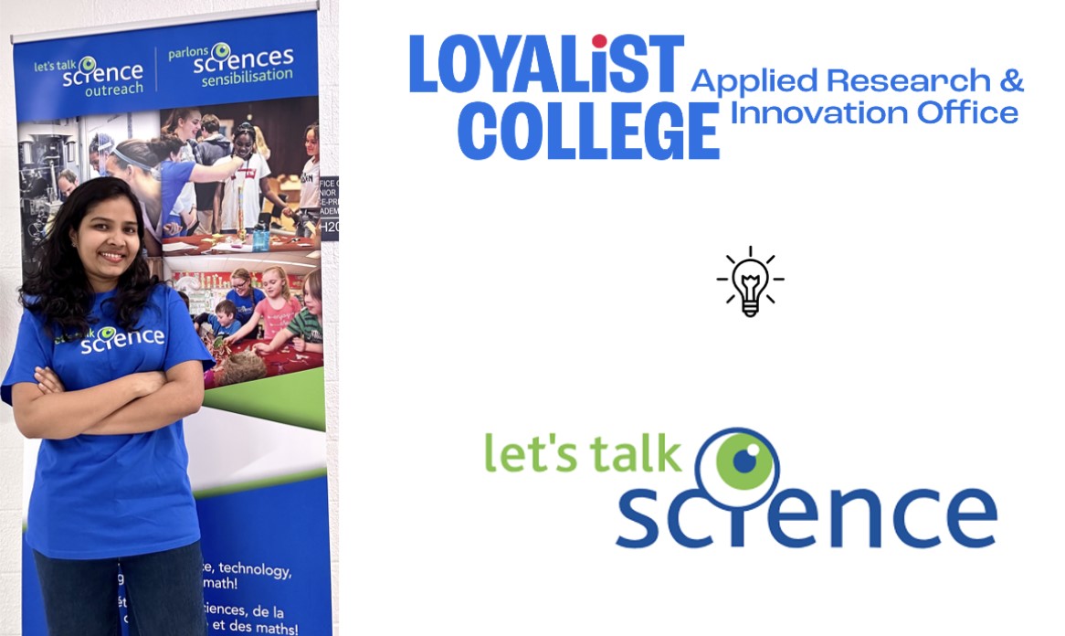 Meet Meghna, @LoyalistCollege's @LetsTalkScience student coordinator! She loves connecting with fellow students and helping them thrive academically. ARIO is proud to be the part of LTS, as it connects the world of STEM with education. #STEM #AppliedResearch