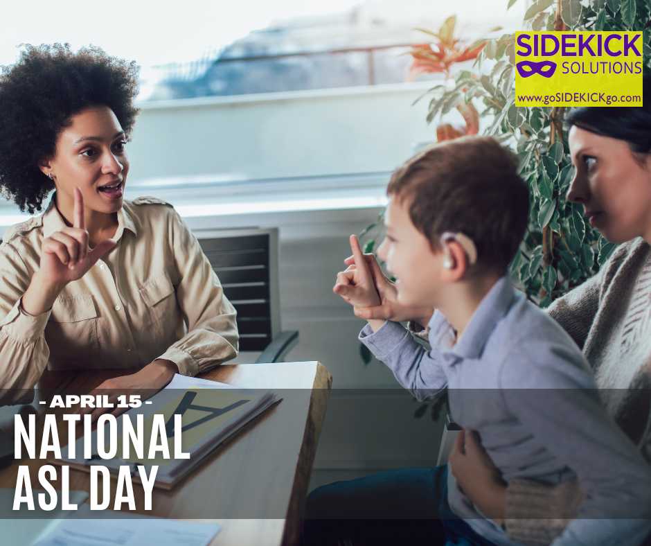 Learn with your co-workers some ASL words and phrases.