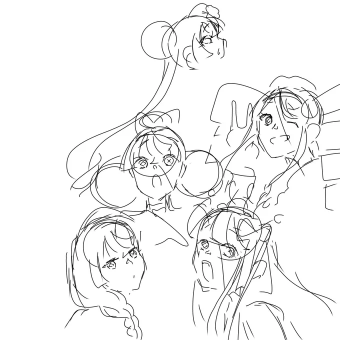 WHILE I'M CLEANING MY GALLERIES, HERE'RE SOME WIPS THAT I DECIDED TO NEVER FINISH 