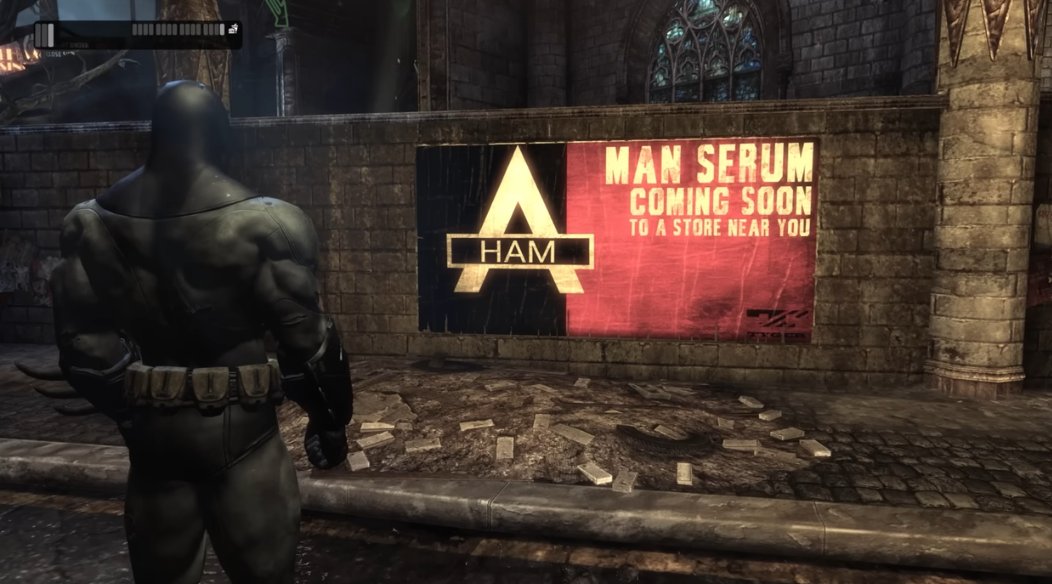 2nd Warner Bros. Character of the Day is: Man from the mod 'Man: Ham City' for Batman: Arkham City, it was created by TheMegacarpet #WarneroftheDay #Batman #BatmanArkham #WBGames #RocksteadyStudios #DCComics