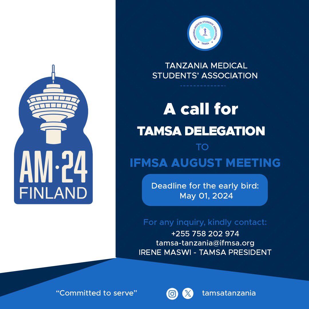 A call for TAMSA Delegation to IFMSA AM24