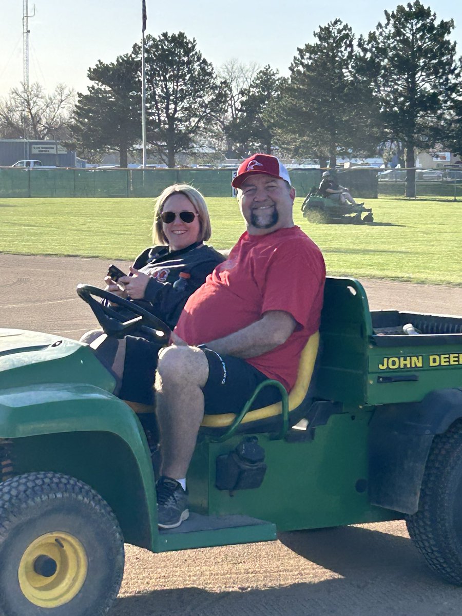 Huge birthday shoutout to <a href="/tjoaitken/">Tammy Aitken</a> our concessions directors and head groundskeeper (keeps doc on the straightened path when dragging). We appreciate all you do and hope you have the best day ever. #49andcounting