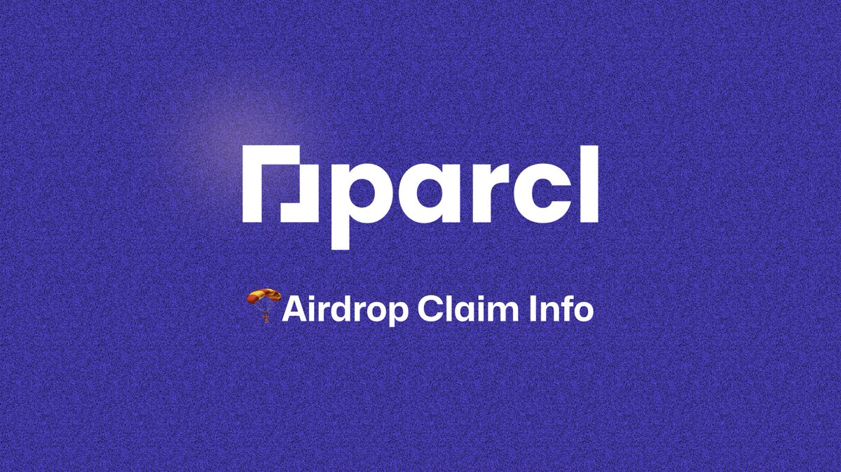 🔥 @Parcl Airdrop Claim Checker Live!

You can check your $PRCL allocation here: 
app.parcl.co/points

The claim will go live at 12:59 UTC on Tuesday, April 16th.