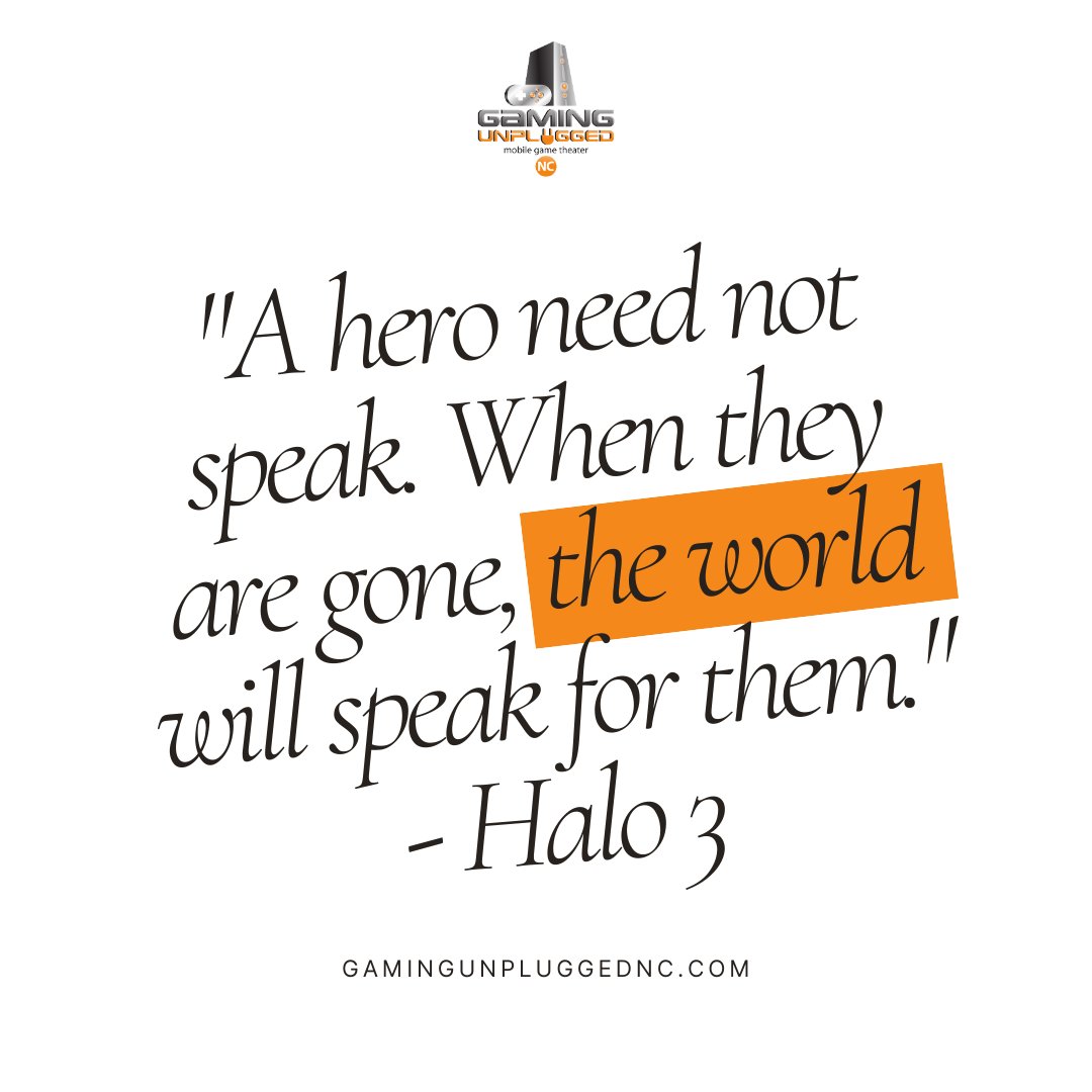 In the realm of heroes, actions speak louder than words. Let your gameplay do the talking!

#mondaymotivation #halo #halo3 #halogameplay #haloquotes #videogamequotes