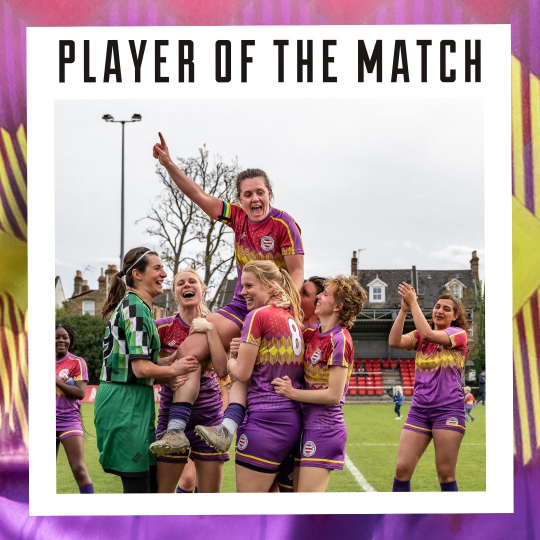 ⭐️ Player of the match ⭐️ Captain Verity Phillips wins the vote for star player in her final home game for the Clapton CFC women's first team. 🎵 The best we've ever had, she's harder than your dad 🎵