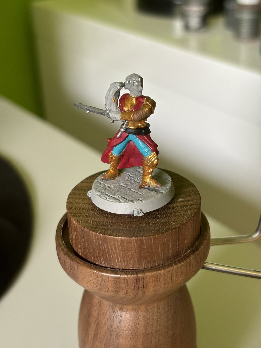 SoulPrincess777's tweet photo. Meine ersten Minis sind fertig 😍 Nr 1 heute: „Freya“ aus dem Gamemaster Character Starter Role-playing Paint set von The Army Painter ☺️ hab glaub ich ne neue Leidenschaft entdeckt 😅 #warpaints #miniatures #miniaturen #dnd #becreative https://t.co/OKMAg8aKeR