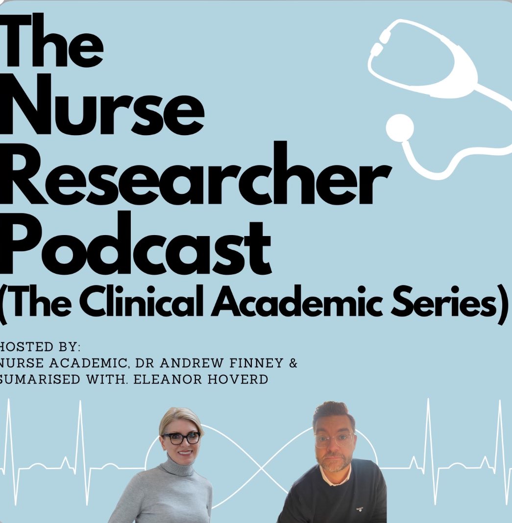 We are back next Monday with our trailer episode for our new Clinical Academic series. Link below 👇Press follow and never miss an episode! @peterlonsdale @ejhoverd @NIHRresearch @KeeleStaff @UOW @NHSEngland @TheQNI @RCNResForum podfollow.com/the-nurse-rese…