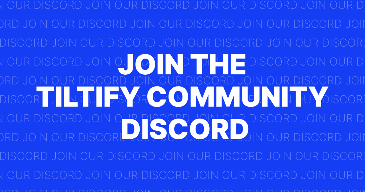 Hey fundraisers! Do you have exciting ideas about fundraising that you'd like to share? Join our Discord and let us know! 💙discord.gg/tiltify