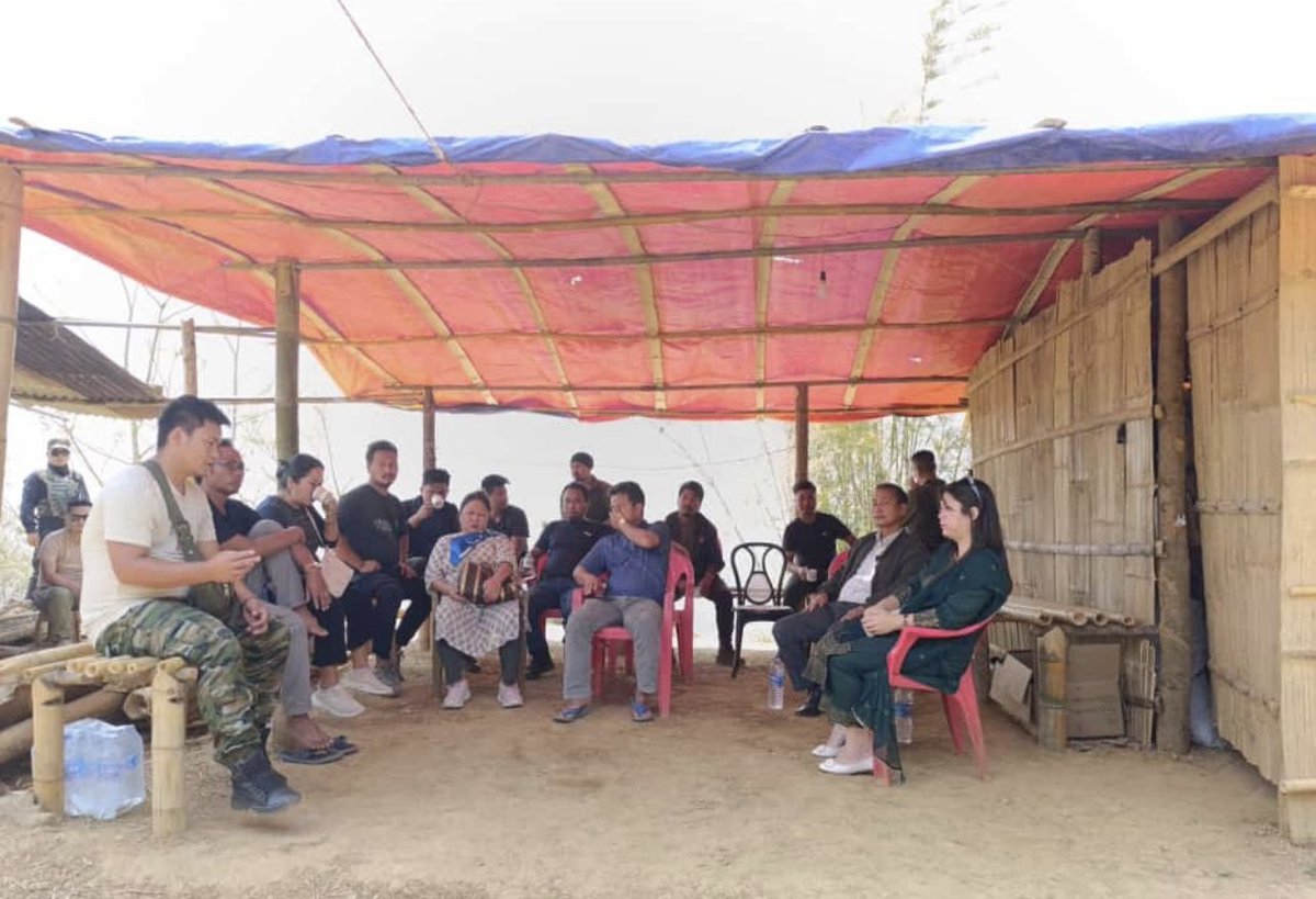 Along with my team visited the bereaved family of "(L) Kamlensat Lunkim &amp; (L) Kamminlal Lupheng  VV Phailengmol" &amp; meet the Core Committee of Phailengmol area.
I strongly condemn such inhumane act, brutality, barbarism &amp; disregard for human dignity in this era of 21st century.