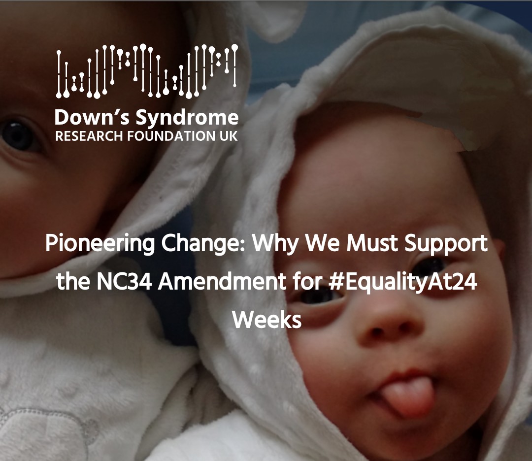 Check out our latest blog on #EqualityAt24 amendment 
dsrf-uk.org/nc34 
#downsyndrome 
@NDSPolicyGroup @LiamFox @ManniCoeWrites @dontscreenusout