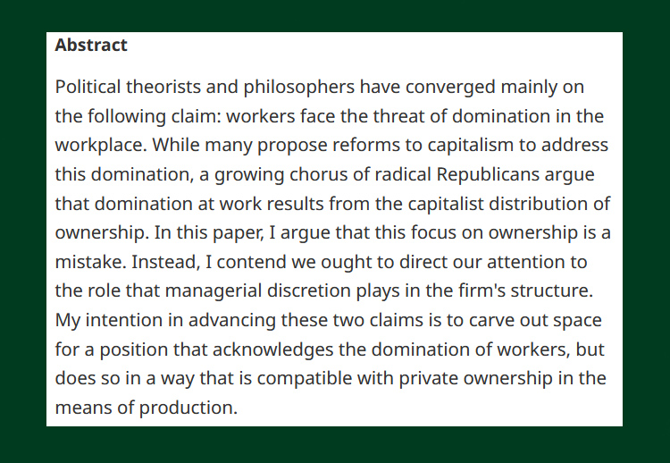 #OpenAccess from our new issue - Domination at Work: Resisting the Radical Diagnosis - cup.org/3Tnn24C - @hpfrye