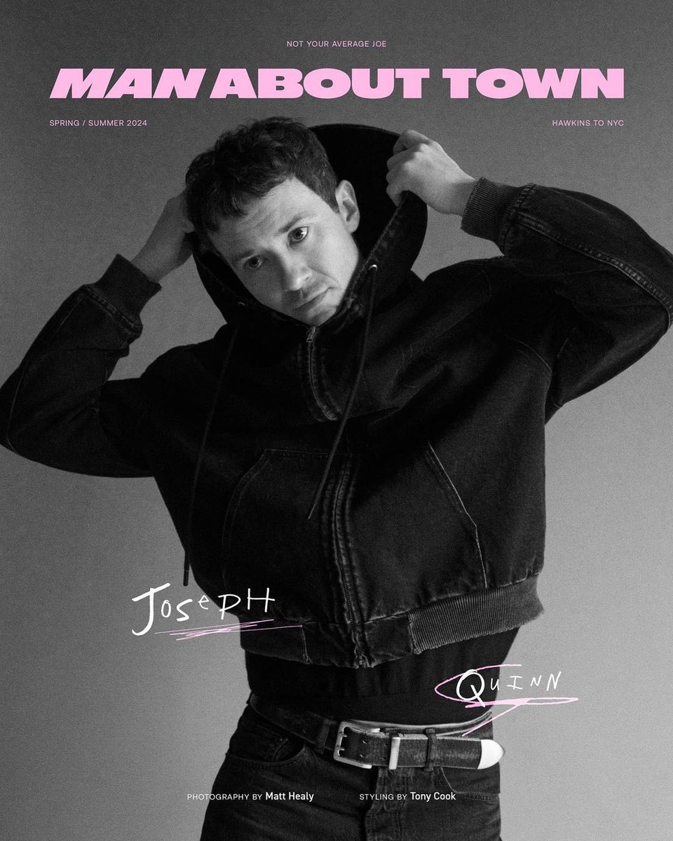 Joseph Quinn covers the latest issue of Man About Town

Photography by Matt Healy 📸