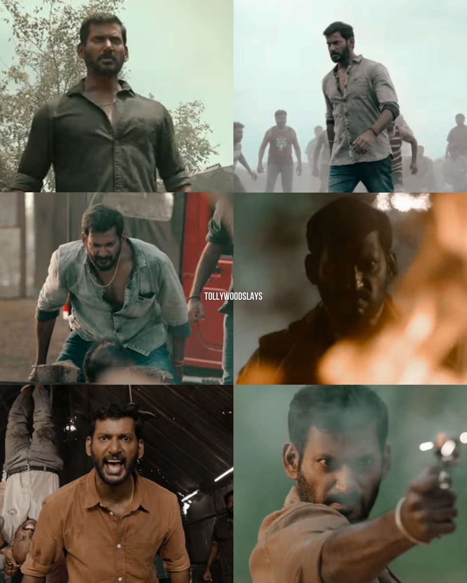 @VishalKOfficial in #Rathnam trailer ❤️‍🔥
-

#actorvishal #actorvishalofficial #rathnamtrailer #kollywood