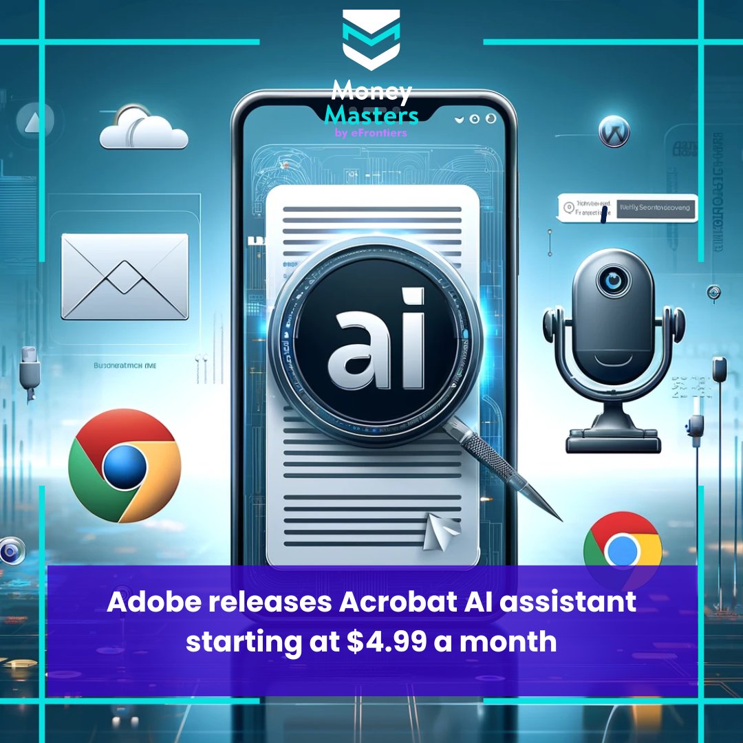 🚀 Adobe just released an AI assistant starting at $4.99/mo. It helps users navigate digital documents easily. 📄 Also, check out the free mobile beta version—now with voice commands! 🗣️📱 Available on Microsoft Edge and Google Chrome.
#AdobeAI #DigitalTools #Productivity