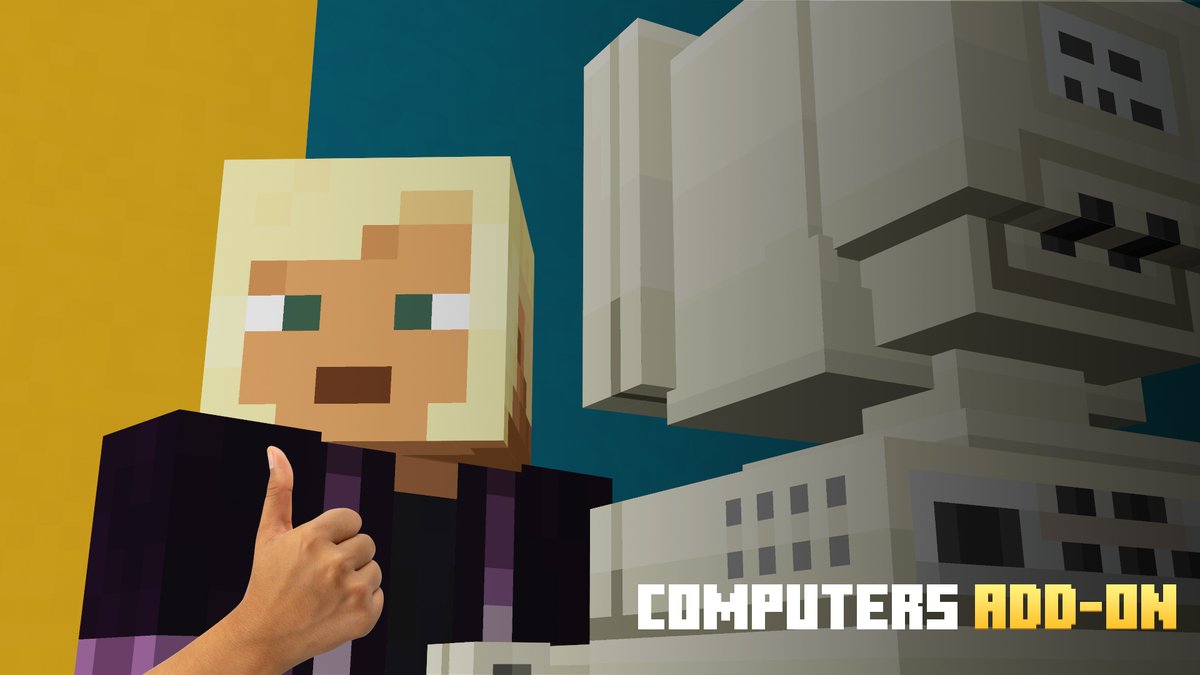 Computers👍 Get the Computers Add-on in the Minecraft Marketplace today: aka.ms/Computers