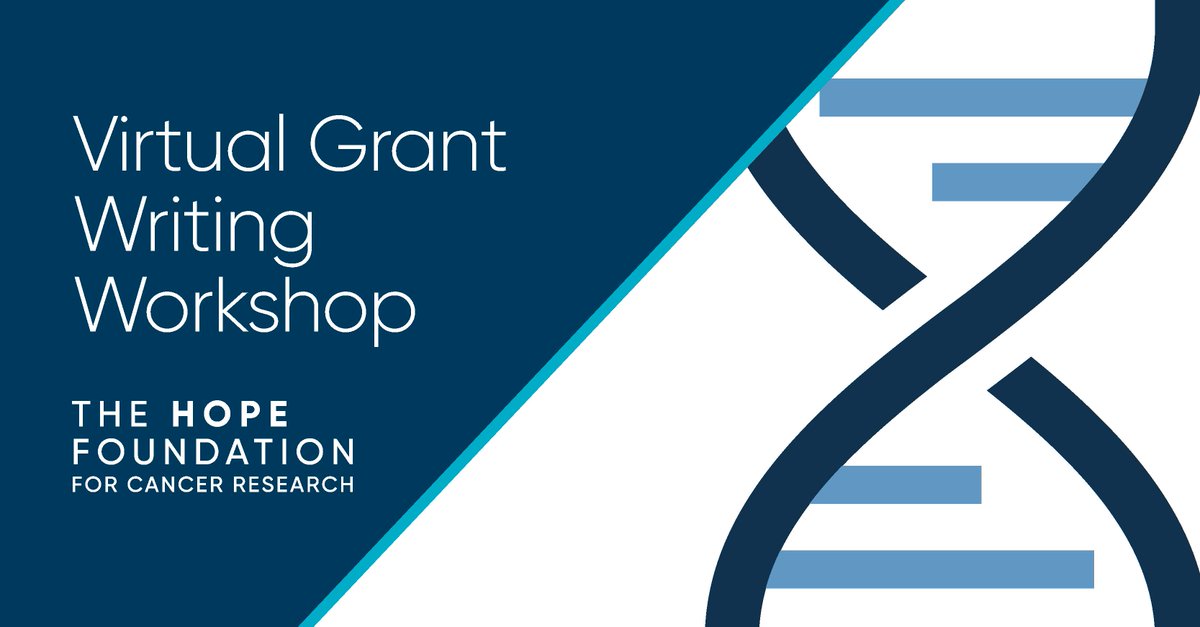 Next up on our program calendar - the virtual grant writing workshop! Applications due May 1 #SWOGonc We invite participants across the #NCTN - open to members of @NRGonc @eaonc @COGorg @ALLIANCE_org too! Please encourage colleagues to apply! w/@SWOG thehopefoundation.org/funding-opport…