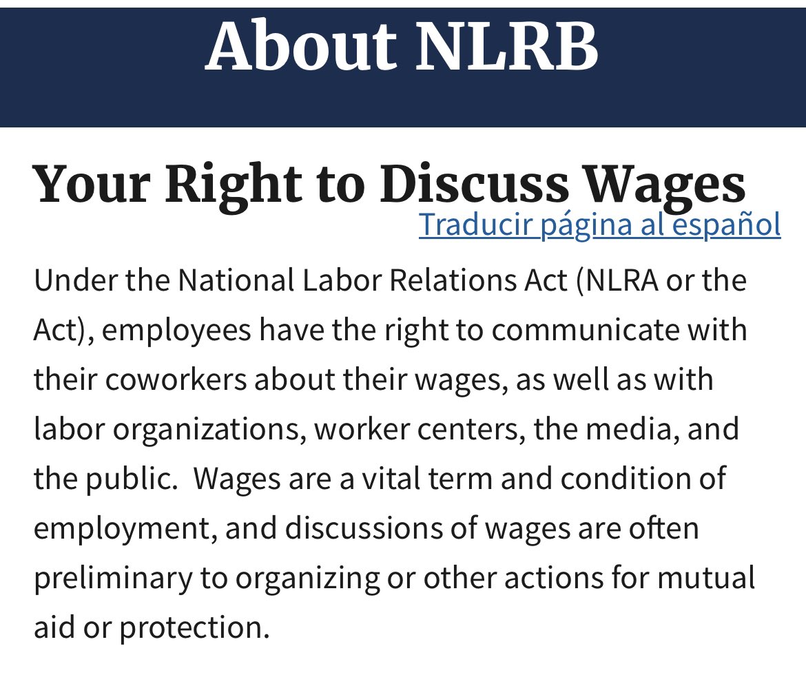 You have a federally protected right to talk about your wages and anyone trying to give you trouble is breaking the law (and is also a big jerk) nlrb.gov/about-nlrb/rig…