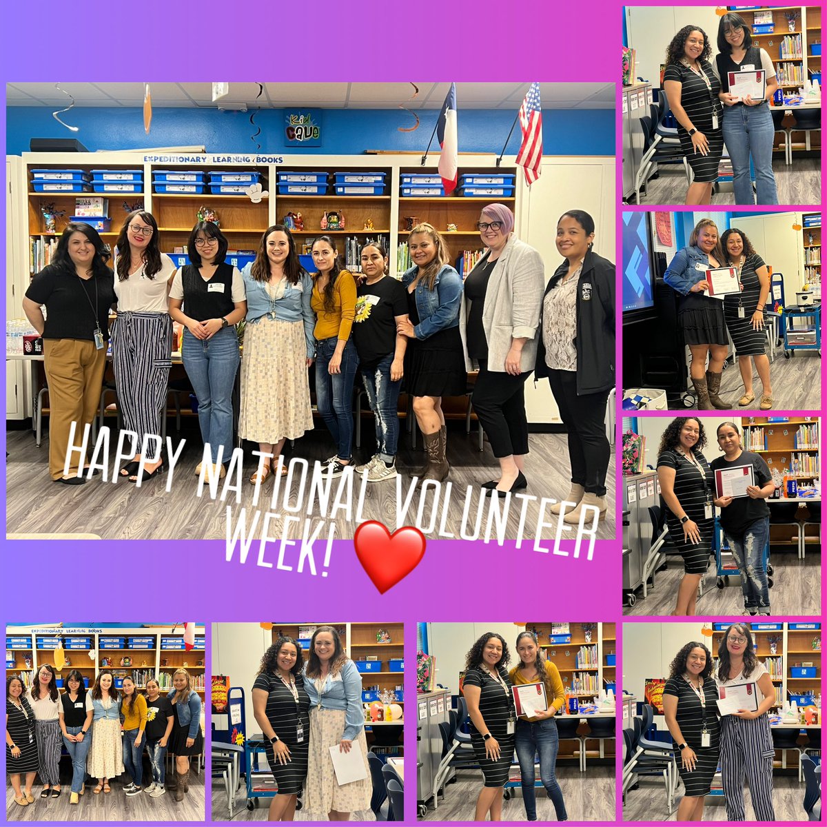 Happy National Volunteer Week to these amazing Parents who help support our students and staff at Mendez each and every day!! We couldn’t do this without you!!! 👏🏻👏🏻❤️🐺 @_HectorMartinez @LauraRubioGarza @DallasISDSupt @Region2DISD