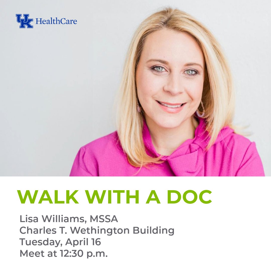 Lisa Williams is the University of Kentucky College of Medicine's associate dean for wellness and well-being. Williams focuses on supporting individuals who aim to reconnect with their mental, physical and emotional health, and creating a culture of well-being at UK.