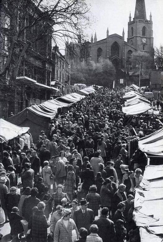 Walsall market in 1971...