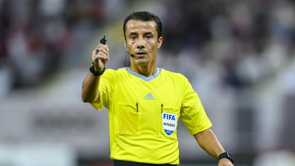 Shame On You Nasrullo Kabirov ... @afcasiancup JUST GIVE THE TROPHY TO QATAR. WHAT A FUCKIN JOKE REFEREE AND VAR REFEREE ! 💩💩 #AFCU23 #TimnasDay #TimnasIndonesia