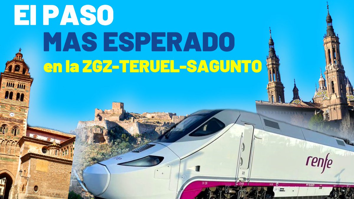 Lo mucho que hay que mejorar en la línea #Sagunto #Zaragoza #Teruel suma etapas, y a la electrificación se unen ahora los trabajos para corregir los gálibos en túneles, algo que se une a la cercana recuperación del tren directo entre Teruel y Madrid.
LINK: youtu.be/vmhjol7BYCg