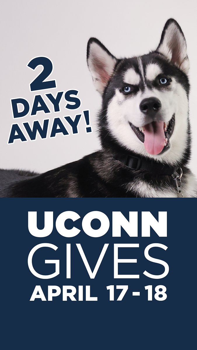 Get ready, #UConnNation. #UConnGives is BACK for year six! Put your paws in by supporting CAHNR on April 17-18. brnw.ch/21wIQai