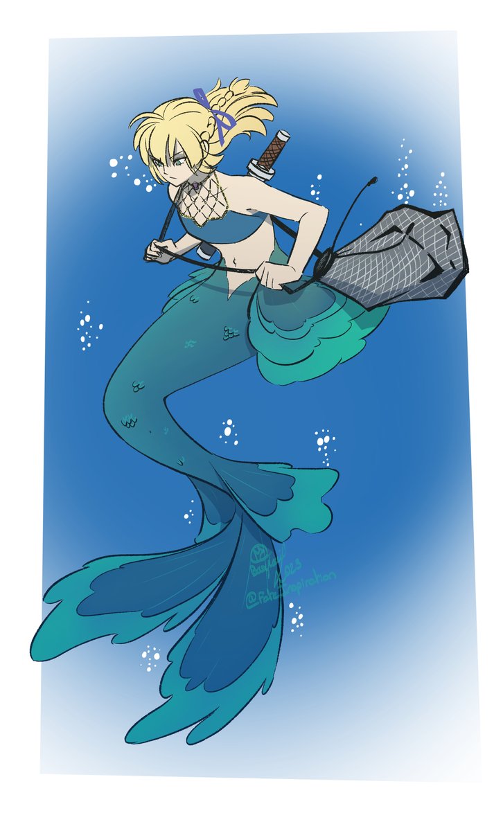 FateInspiration's tweet photo. Mermaid Artoria :3
https://t.co/WrukeUXxjh https://t.co/3jofaMzqpS