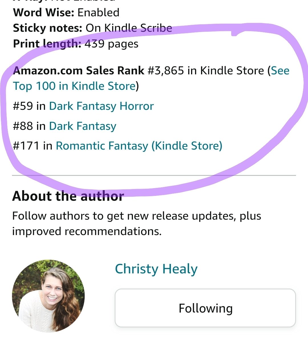 Heyyyy look at that!!! 💚💚💚 Would be pretty cool for a debut author like myself to see it break the top 1000 overall 👀👀👀👀 bit.ly/3Q2QAna