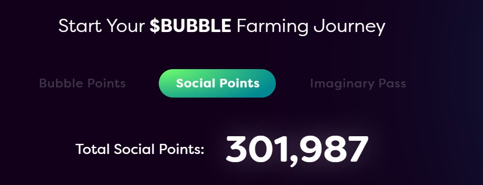 mmconsul82's tweet photo. <ATTACH YOUR CURRENT SOCIAL SCORE>

$BUBBLE https://t.co/GmVjEpiD8x