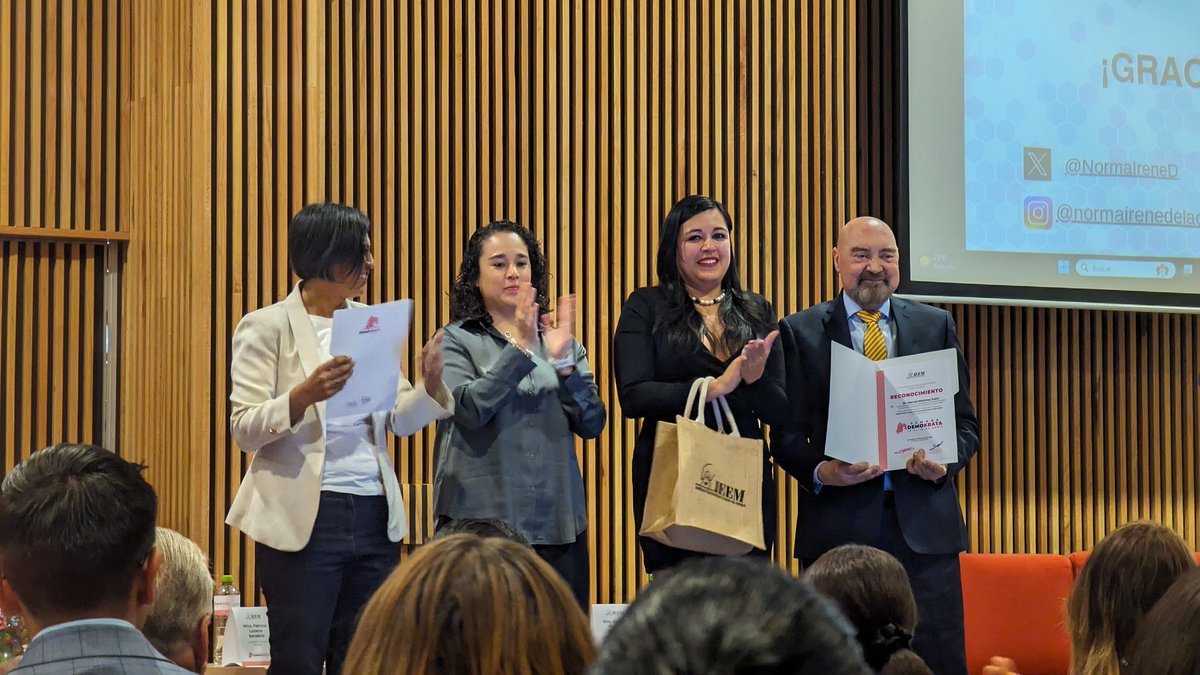 cesgogo's tweet photo. Conferencia magistral "Reflexiones sobre el Proceso Electoral 2023-2024", presentada por la consejera electoral del INE, Norma Irene de la Cruz. #INE #IEEM #deacasomos #fesacatlan https://t.co/dG6Iww2AqH