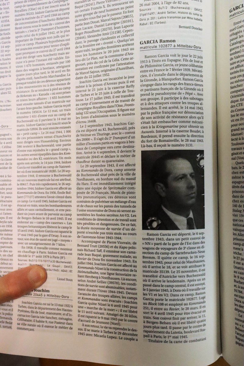 #OTD en 1941 fue liberado el campo de concentración de Bergen-Belsen. RAMÓN GARCÍA GARCÍA 🔻 #deportado #resistente, de Tineo, tras haber sido trasladado desde Mittelbau-Dora, recupero su libertad allí 📷: Su biografía en el 'Livre des 9000 deportés de France à Mittelbau-Dora'