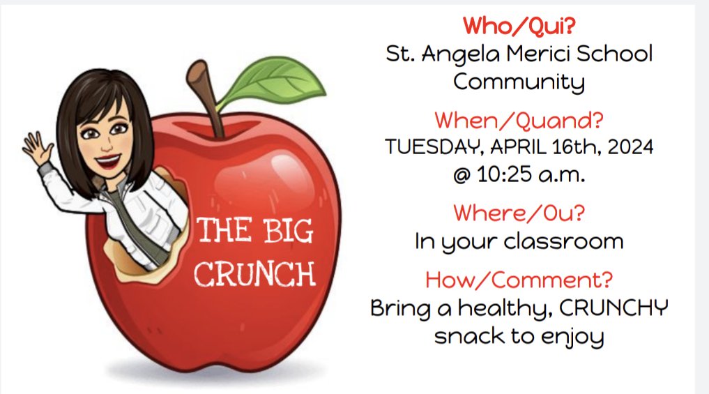 JRiversoCorreia's tweet photo. Our #EcoSpiritWeek continues tomorrow with the #BigCrunch & we are asking that students wear RED 2 school tomorrow and help make some noise for Healthy Eating & Good Nutrition πππ https://t.co/mgdHrR77G4