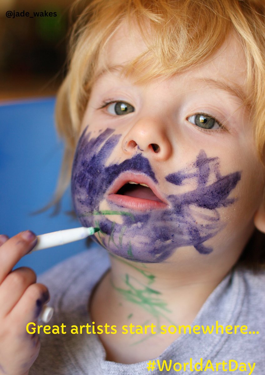 Great artists start somewhere… 🎨

One Minute Brief of the Day:
Create posters to advertise #ArtSets for #WorldArtDay