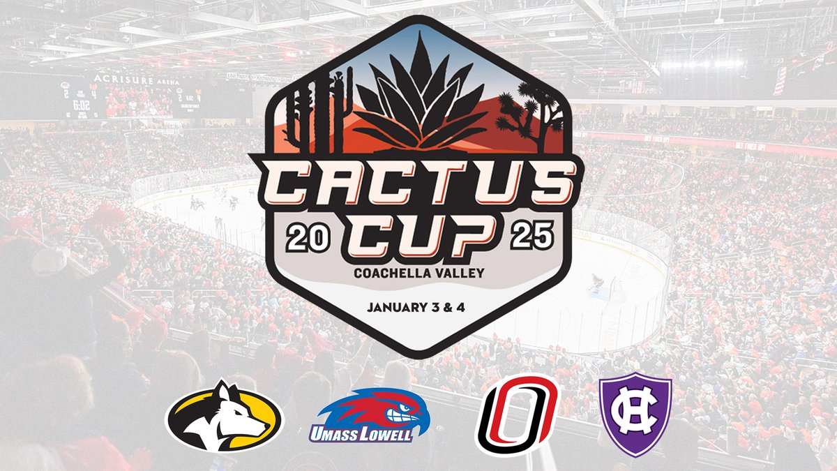 Michigan Tech will compete in the inaugural Coachella Valley Cactus Cup (@hockeycactuscup) on Jan. 3-4 in Palm Springs, California. #mtuhky #FollowTheHuskies 📝 michigantechhuskies.com/sports/mice/20…