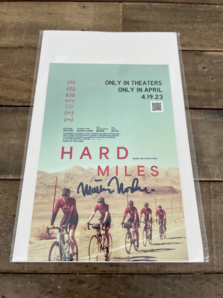 REPOST by Monday, April 22 for a chance to win a brand new, limited edition BANDA DI CATENE kit (bike not included) from my new movie HARD MILES, in select theaters April 19. Right now, this is the only way you can get your hands on these @hincapiesports kits - the same ones worn