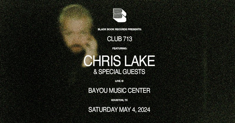 Houston RT/Like for a chance to win 2 tickets to @chrislake! ◾️ Must follow @LiveNationHOU @TexasEDMFamily 🔊 Ends 5/3 Tickets & Info: concerts.livenation.com/chris-lake-hou…