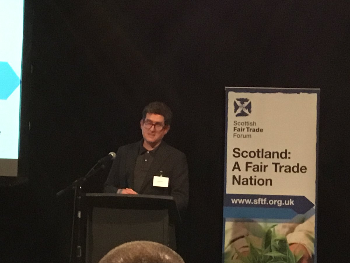 Inspiring words from @FairtradeUK Michael Gidney at the annual #fairtrade nation lecture. 30 years of Fairtrade has helped democratise the supply chain and empowered farmers and communities