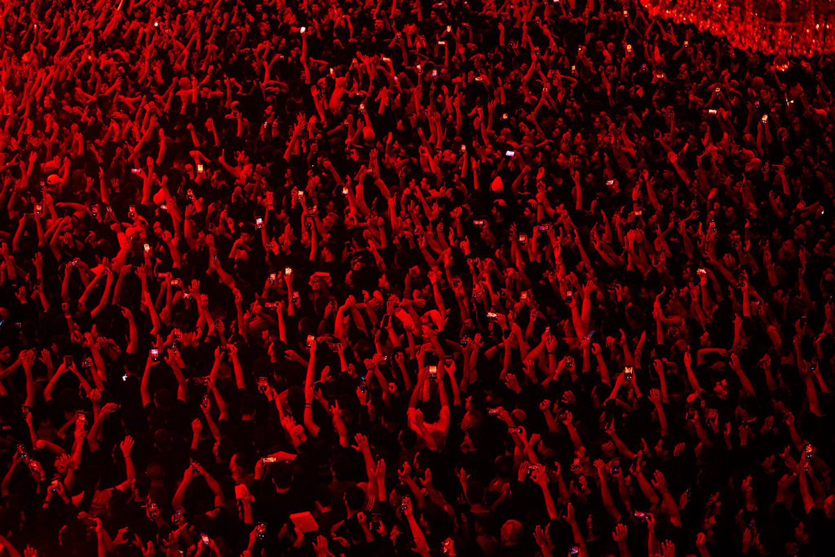 The holiest site in the Shi’ite religion: Karbala, Iraq.

Indistinguishable from a hell-themed night club.