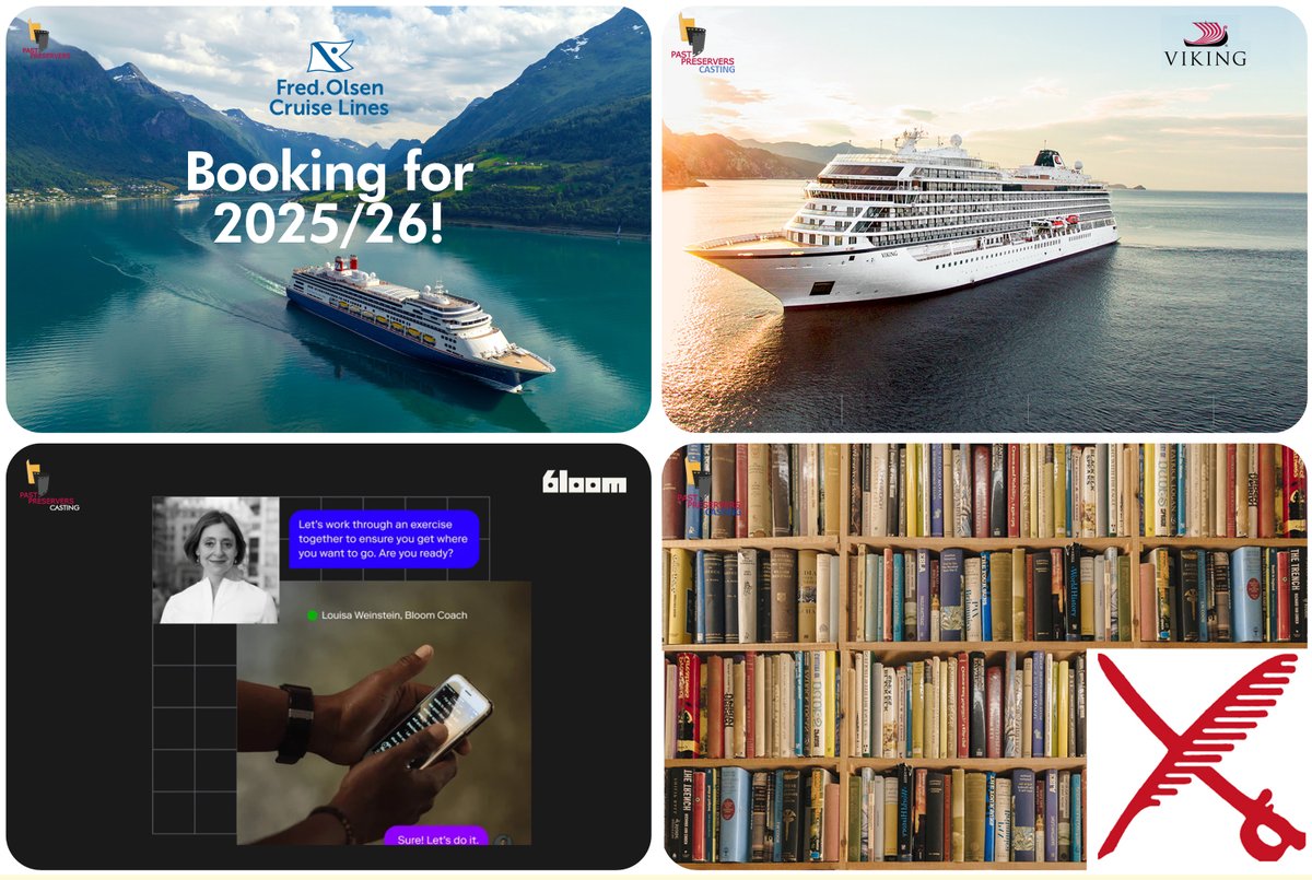 Past Preservers has some wonderful ongoing opportunities! 
We are booking speakers; for Viking, Fred Olsen Cruise Lines, and Bloom Career Coaching.
We want authors to write for Pen &amp; Sword &amp; of course we want experts for TV 📺Gigs!
pastpreservers.com/category/job-o…