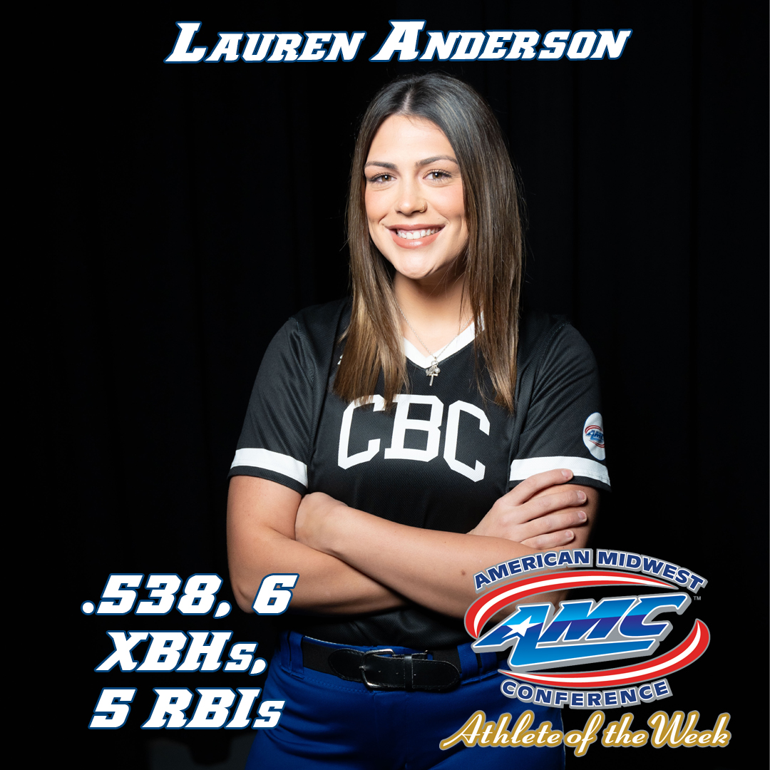 For the third time this season, Lauren Anderson has been named AMC Player of the Week! #leadthestampede #wearecbc