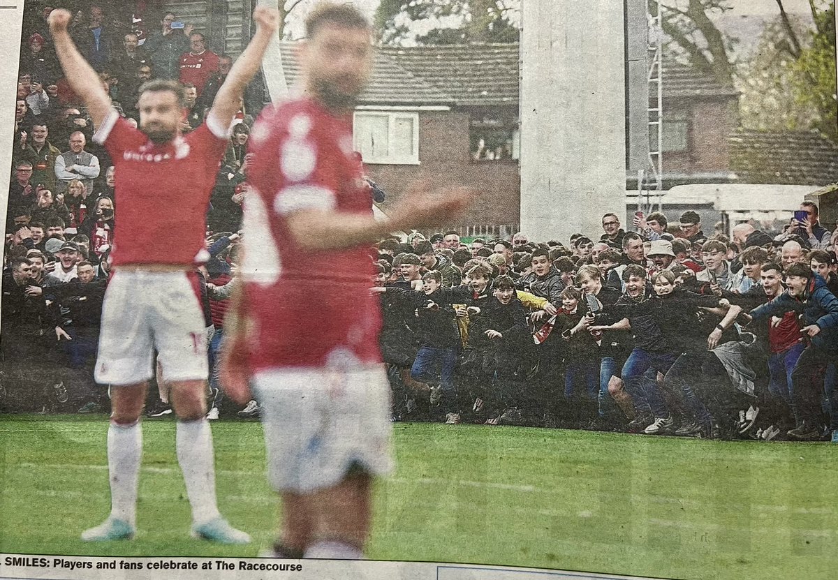 Love this photo in todays leader. Look at their faces. Pure joy. The 12th Man 📸-Leader