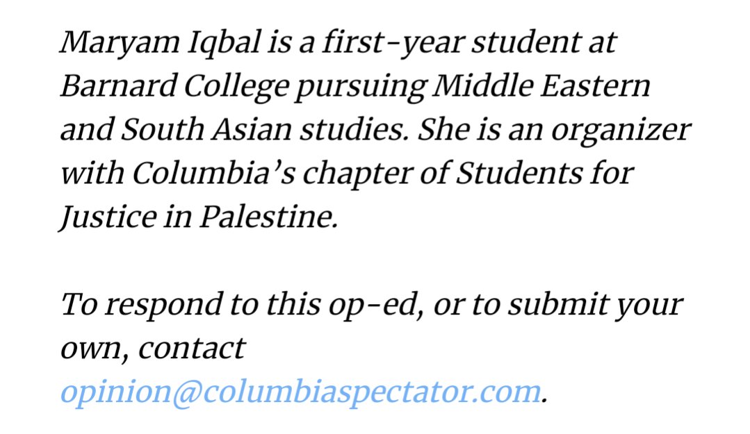 @canarymission @BarnardCollege @WOLPalestine Yet another midwit who got preferential admittance bc of her activism, and she's allowed to major in ranting screeds about the supremacy of her own culture. Impossible to get lower than an A if you turn the work in.