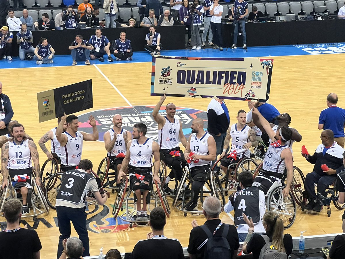 And France is qualified for the @Paralympics 🎉 @_IWBF !!