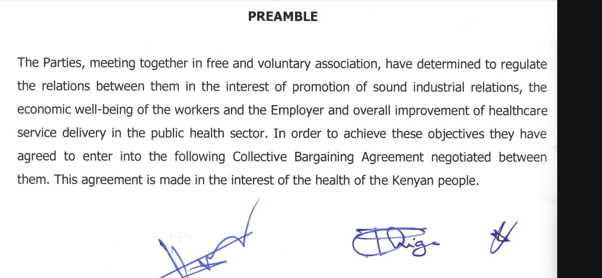 ManyalaIzMe's tweet photo. @CMwachonda Again, we ask, which duress does the government keep talking about?
"The Parties, meeting together in free and voluntary association..."
#DoctorsStrikeKE
#SayNoToSalaryReduction
#DoctorsDeserveBetter
#PostDoctorInterns
#PayResidentDoctors
#SupportKenyanDoctors https://t.co/eGOU3mQedx