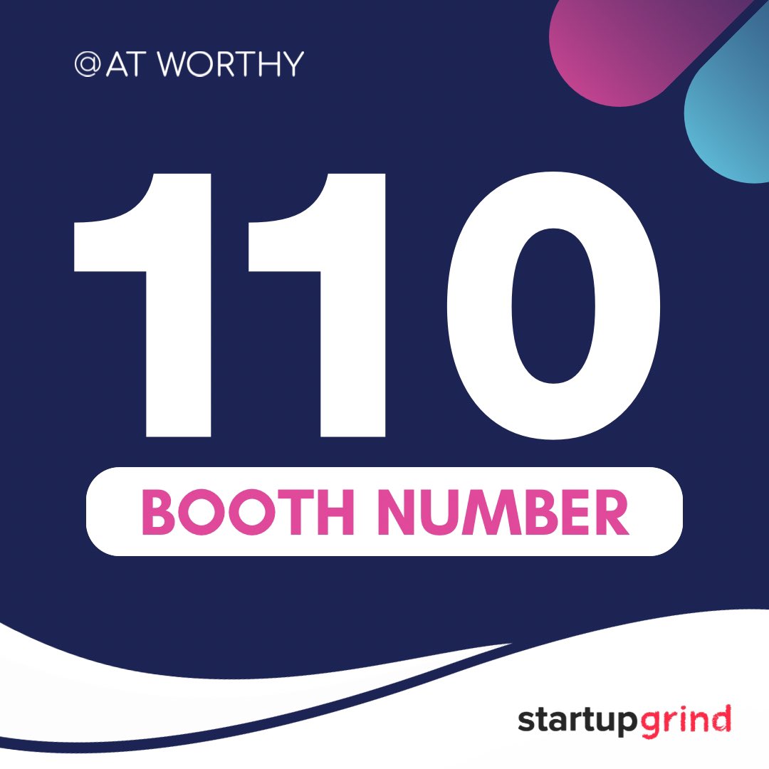 Guess what? 
AT Worthy is among the selected #startups exhibiting at the @StartupGrind Global Conference this year! 🚀

📅 Date: April 24th
🌐 Booth 110
📍 Location: Silicon Valley, San Francisco

#ATWorthy #StartupGrind #USAevents