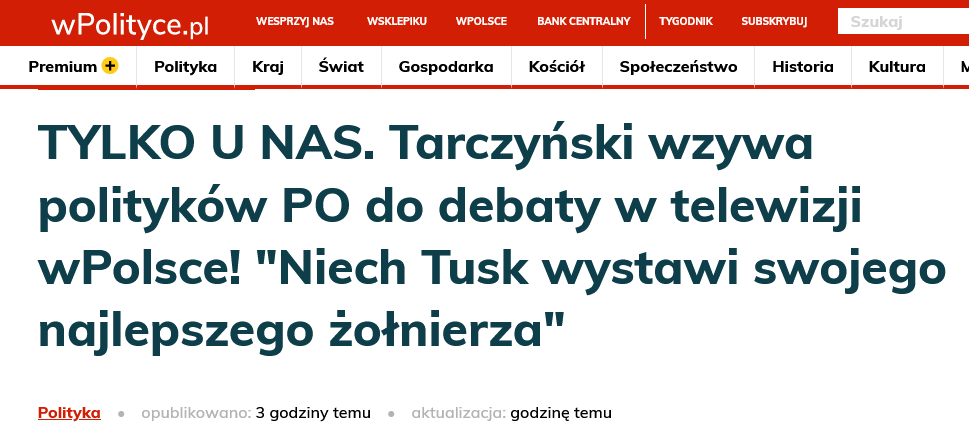 Halo @D_Tarczynski, na pewno chcesz wPolsce? A nie w Rosji?