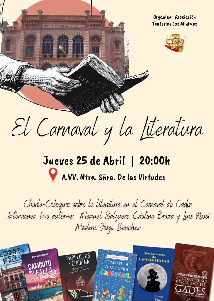 salgue_84's tweet photo. Ahí estaremos hablando un poco de libros y de carnaval 📖🎭😜 https://t.co/MFuI0Ku6hC